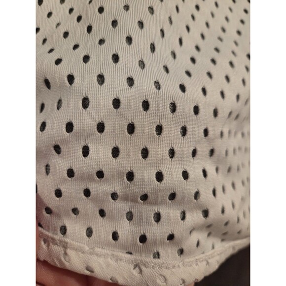 VTG Y2k Nike Women grey / white Polyester Athletic low rise Shorts Size L - Picture 8 of 8